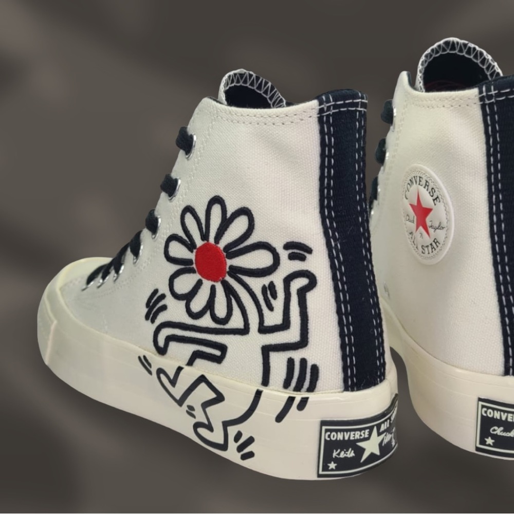 MENS SIZE 3.5 Keith Haring x Converse Chuck Taylor All-Star 70 - Picture 7 of 10